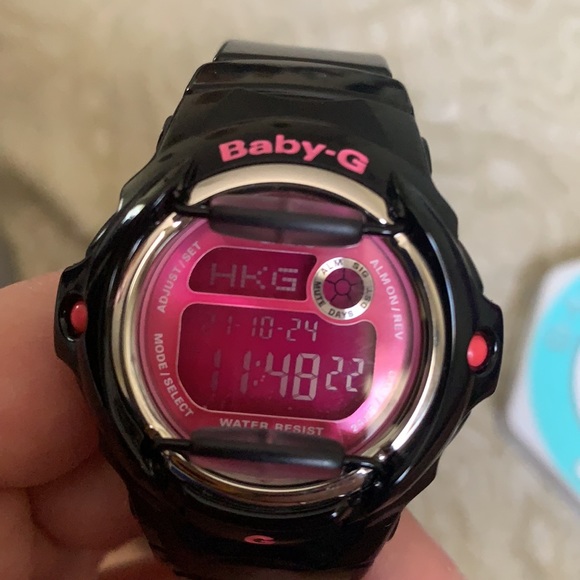 baby- g black and pink watch - Picture 3 of 3
